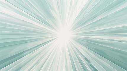 Wall Mural - Abstract radial light burst effect with soft pastel tones