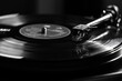 © Yurij - Detailed close up of a turntable with a vinyl record spinning for precise photography capture