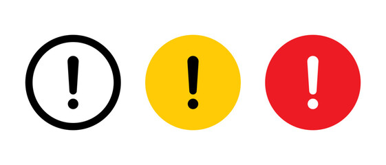 Poster - Warning sign icon. Danger, caution symbol