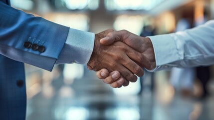 Wall Mural - Arabic Business Deal: Successful Handshake between Professionals