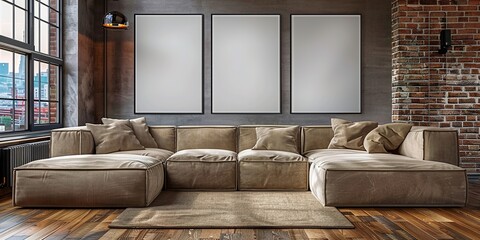 Poster - living room interior