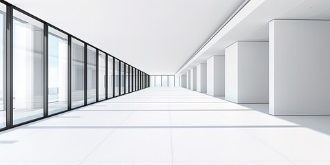 Canvas Print - corridor in office