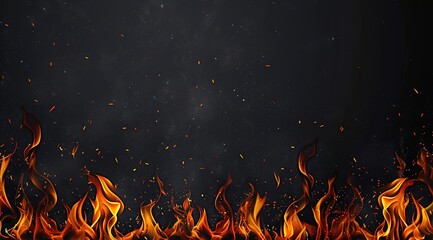 Wall Mural - fire