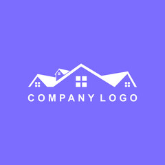 Wall Mural - HOUSE VECTOR LOGO, FOR HOUSE CONSTRUCTION, HOUSING AND OTHER COMPANIES. THANK YOU