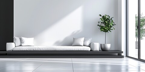 Wall Mural - modern living room