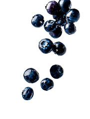 Wall Mural - Blueberries Falling