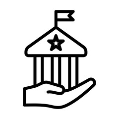 Sticker - Government Consulting Icon