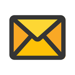 Poster - email outline fill icon