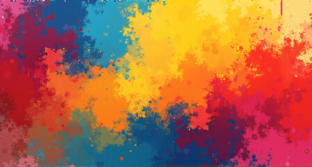 Sticker - abstract colorful background