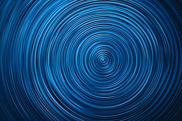 Wall Mural - Abstract Blue Concentric Circles