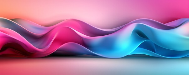 Poster - a vibrant abstract background with dynamic shapes and bright colors, creating an energetic and moder