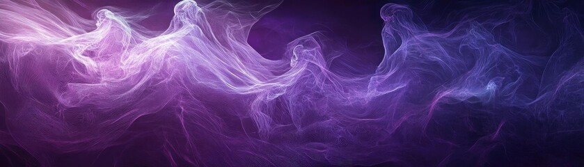 Aufkleber - A captivating swirl of purple and blue smoke, creating an ethereal atmosphere and perfect for backgrounds or artistic designs.
