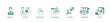 © AFD - Enterpreneur icon infographic illustration concept with icon of business, investor, innovation, knowledge, startup, leadership and profit icon live stroke and easy to edit
