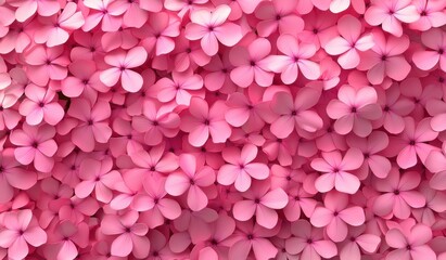 Wall Mural - pile of beautiful pink flowers in a random order, professional flower photography, resembling phlox,
