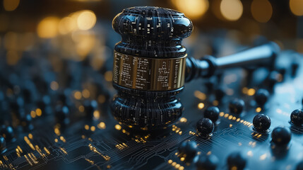 Poster - AI ethics, laws, and regulations, focusing on artificial intelligence legal standards and policy for responsible and compliant AI usage
