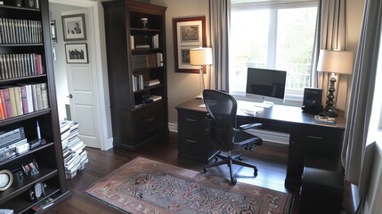 Poster - a functional home office space
