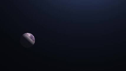 Wall Mural - planets in the darkness of the ultra HD universe