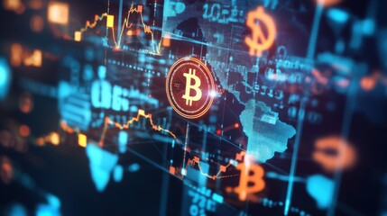 concept of worldwide banking network.