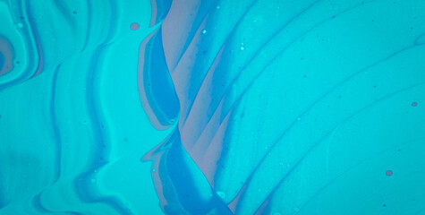 Wall Mural - Enigmatic Elegance: Oil-Painted Liquid Art with Vibrant Translucent Colors
