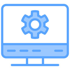 Canvas Print - Programming Icon