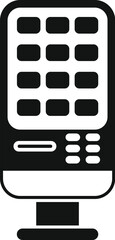 Aufkleber - self service interactive kiosk with blank screen for your advertisement or promotion