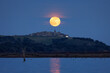 © Cavan Images - moon above medieval castle astronomy