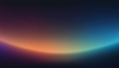 Wall Mural - aurora borealis abstract grainy gradient landscape, dark background banner poster