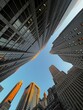 © look@thesky - skyline sky new york manahttan building buildings financial district wall street