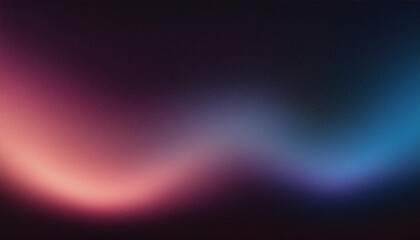 Wall Mural - aurora borealis abstract grainy gradient landscape, dark background banner poster