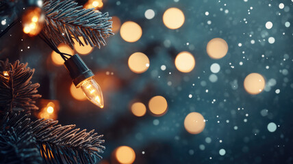 Wall Mural - trendy winter light background with bokeh and copy space, high quality photo