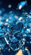 © CHA - Broken glass and broken patterns on an abstract the background