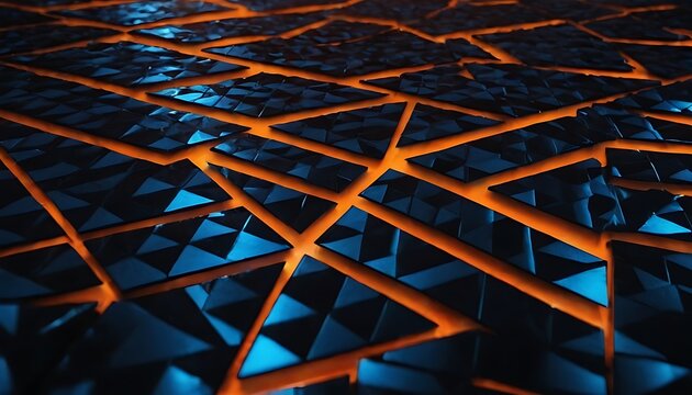 abstract Bright color hexagon geometrical composition background,9