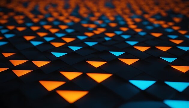 abstract Bright color hexagon geometrical composition background,10
