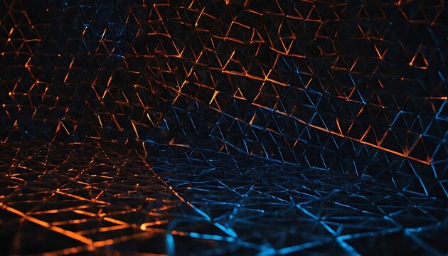 abstract Bright color hexagon geometrical composition background,12