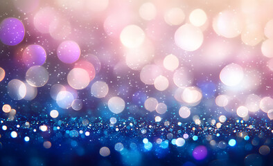 Wall Mural - Beautiful abstract shiny light and glitter background