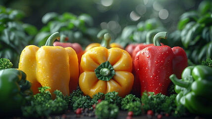 vegetables on the kitchen