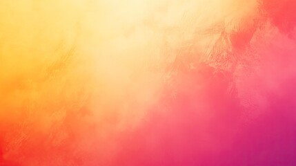 Poster - A gradient background transitioning from orange to pink, creating a warm and vibrant atmosphere