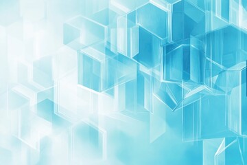 Poster - Abstract geometric science background for medical purposes or futuristic art gallery arrangement concept.