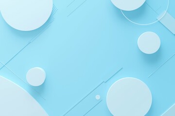 Poster - Abstract geometric science background for medical purposes or futuristic art gallery arrangement concept.