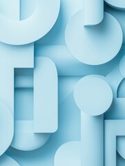 Poster - Abstract geometric science background for medical purposes or futuristic art gallery arrangement concept.