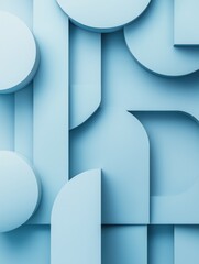 Poster - Abstract geometric science background for medical purposes or futuristic art gallery arrangement concept.