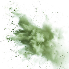 Sticker - soft green dust bursts