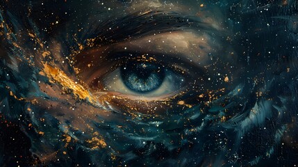 Wall Mural - Eye of the Universe.