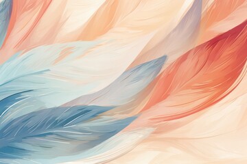 Wall Mural - feather backgrounds abstract pattern.