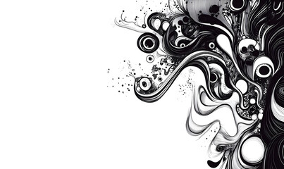 abstract doodle hand drawn design background