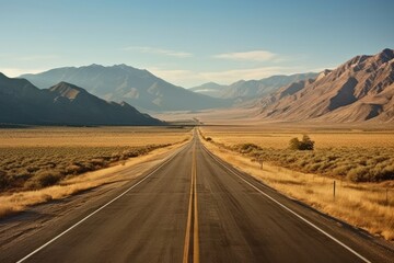 Wall Mural - Transportation highway outdoors horizon.