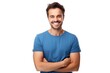 © Rawpixel.com - Smiling handsome young american man t-shirt standing smiling.