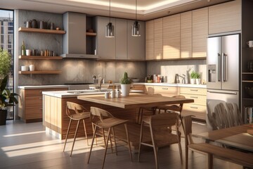 Sticker - Kitchen refrigerator architecture furniture