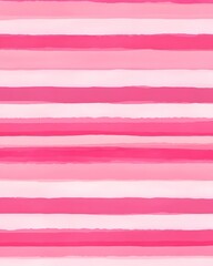 Canvas Print - pink horizontal striped background