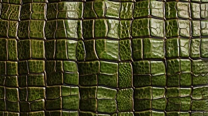 Wall Mural - krokodile leather background